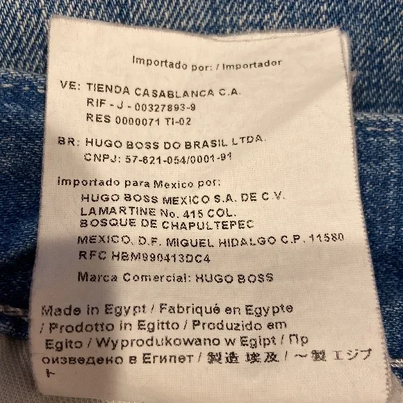 Denim Hugo Boss Mexico BOSS By Hugo Boss Jeans Men 38x34 Denim